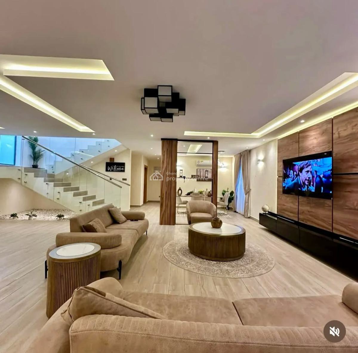 Executive Fully Furnished 4-bedroom, Adjiringanor, East Legon, Accra, House for Sale