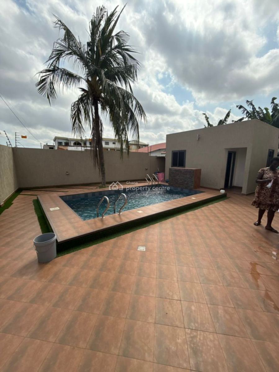 Executive  Fully Furnish 4 Bedroom House with a Swimming Pool, Dome  Pillar 2, Dome, Ga East Municipal, Accra, House for Sale