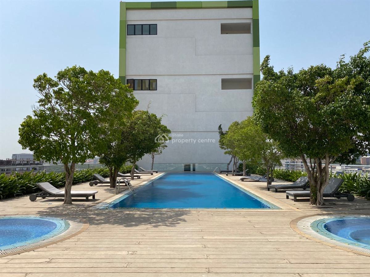 2 Bedroom Apartment in a Gated Community with Swimming Pool, and Gym, Airport Residential Area, Accra, Apartment for Rent
