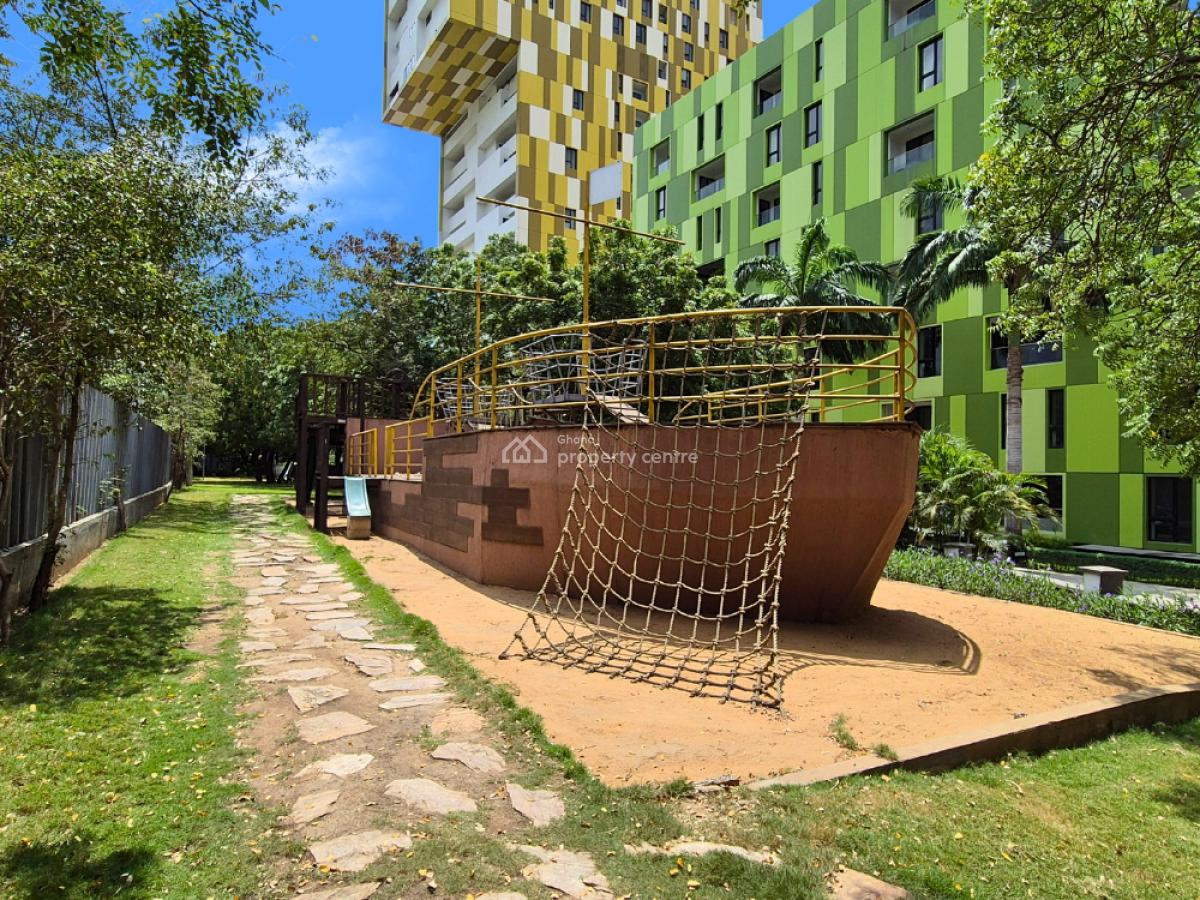 2 Bedroom Apartment in a Gated Community with Swimming Pool, and Gym, Airport Residential Area, Accra, Apartment for Rent