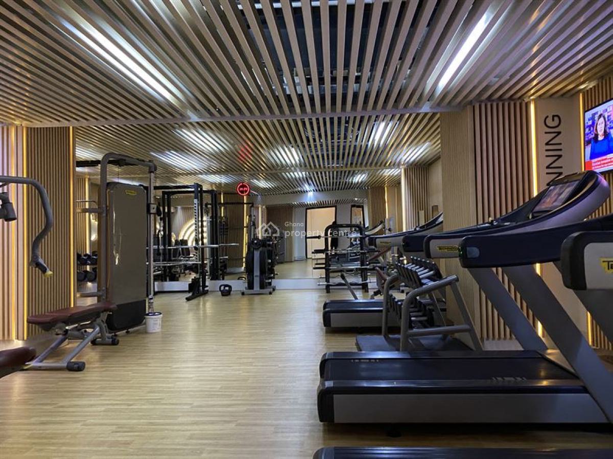 2 Bedroom Apartment in a Gated Community with Swimming Pool, and Gym, Airport Residential Area, Accra, Apartment for Rent