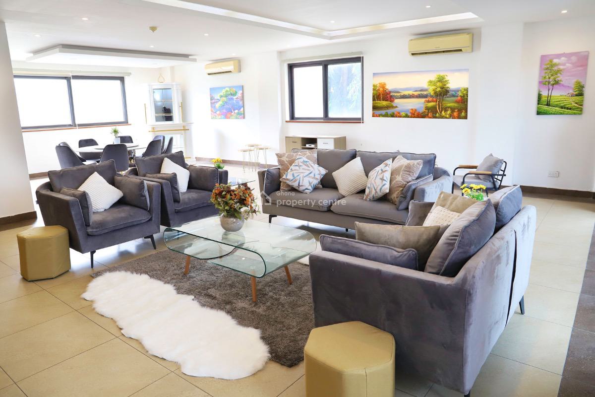 Furnished 3 Bedroom Apartment with Swimming Pool, West Airport, Airport Residential Area, Accra, Apartment for Rent