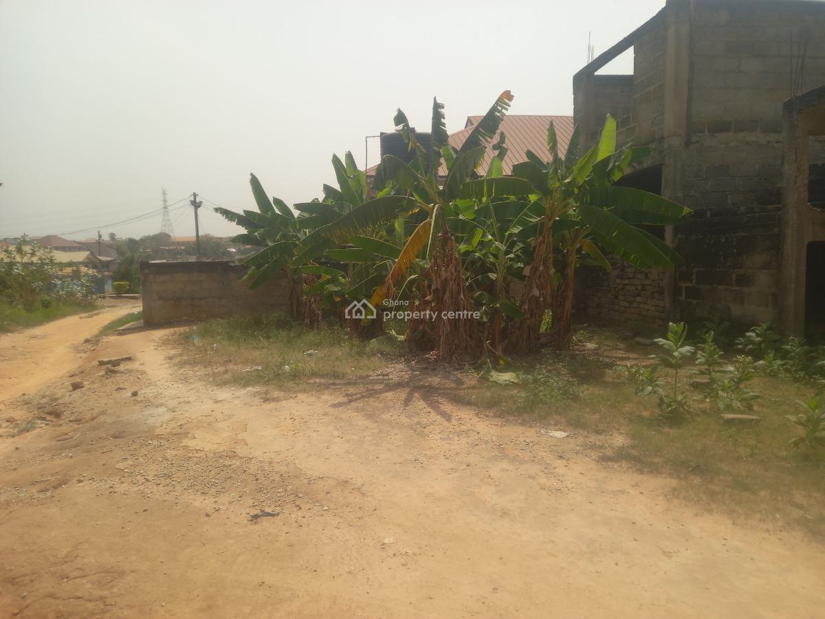 Plot    ( 2nd Plot Main Asphalt Road), Kentinkrono, Near Knust, Tech Junction., Kumasi Metropolitan, Ashanti, Land for Sale