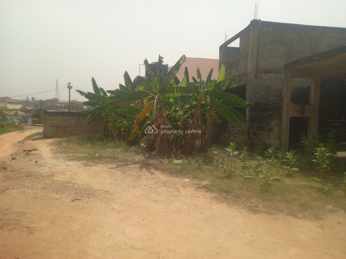 Plot    ( 2nd Plot Main Asphalt Road), Kentinkrono, Near Knust, Tech Junction., Kumasi Metropolitan, Ashanti, Land for Sale