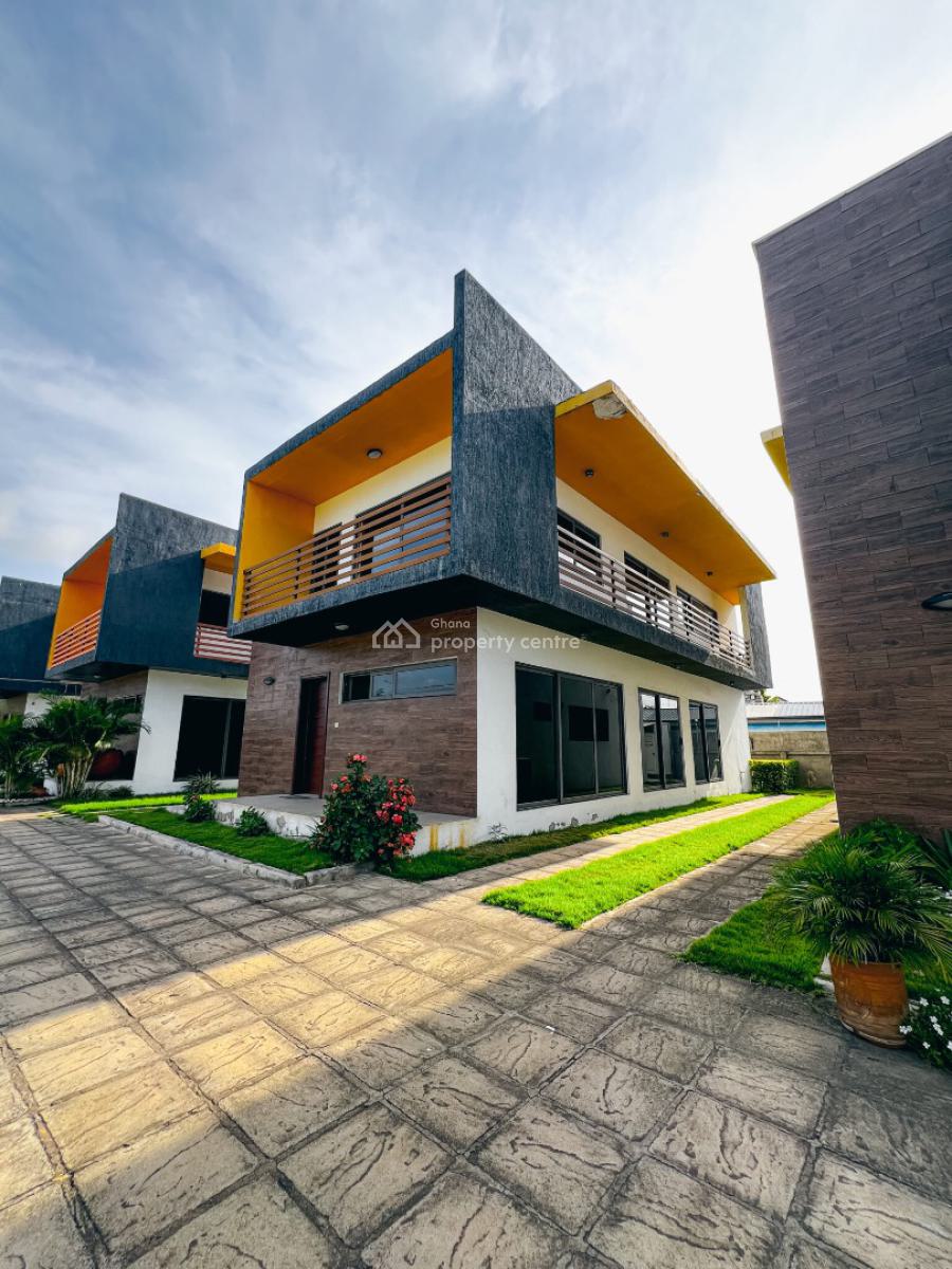 4 Bedroom Townhouse in a Gated Community with Swimming Pool, Abelemkpe, Accra, Townhouse for Rent