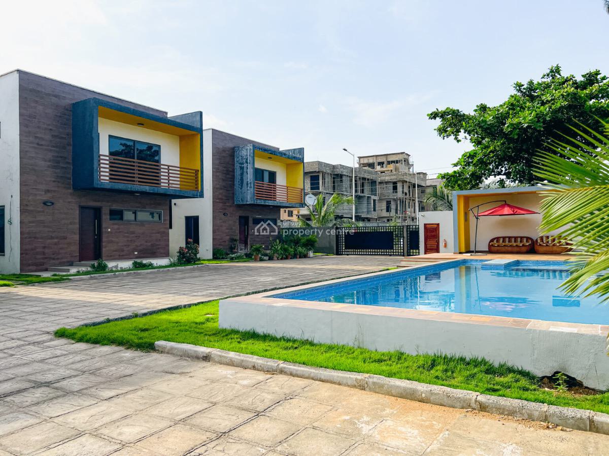 4 Bedroom Townhouse in a Gated Community with Pool, Abelemkpe, Accra, Townhouse for Sale