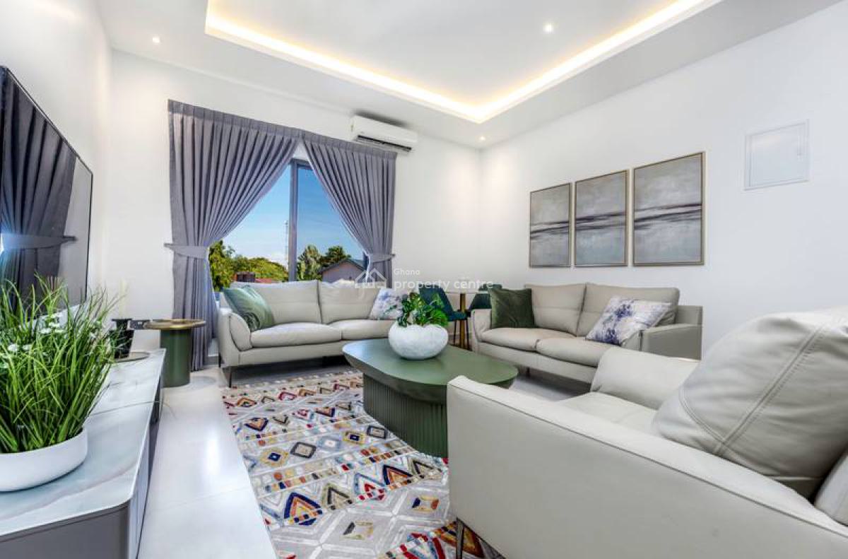 Furnished 1 Bedroom Apartment with Swimming Pool and Gym, Cantonments, Accra, Mini Flat for Rent