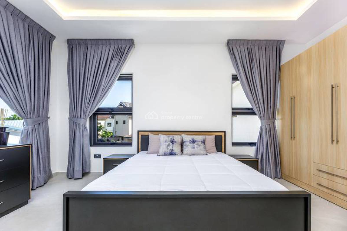 Furnished 1 Bedroom Apartment with Swimming Pool and Gym, Cantonments, Accra, Mini Flat for Rent