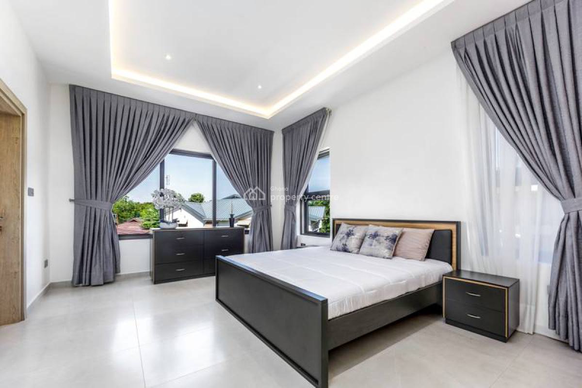 Furnished 1 Bedroom Apartment with Swimming Pool and Gym, Cantonments, Accra, Mini Flat for Rent