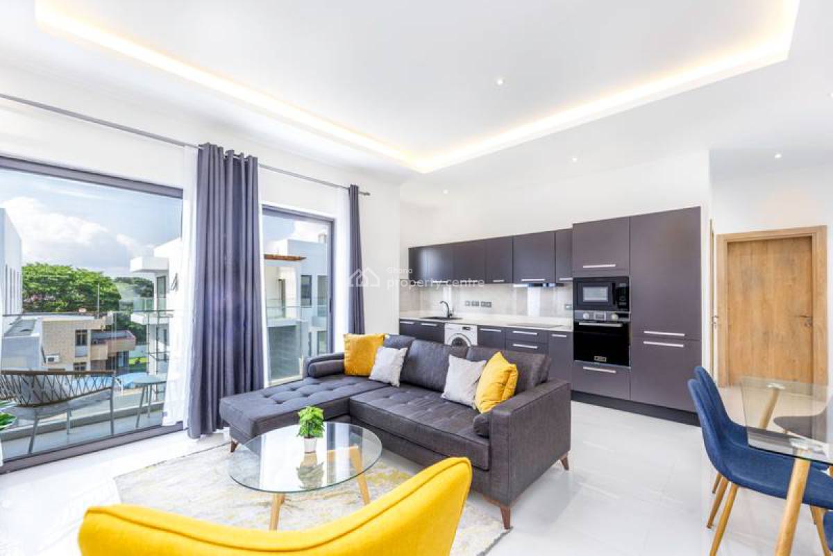 Furnished 1 Bedroom with Swimming Pool and Gym, Cantonments, Accra, Mini Flat for Rent