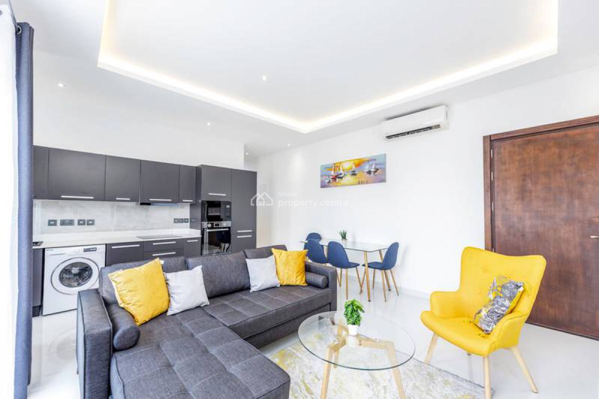 Furnished 1 Bedroom with Swimming Pool and Gym, Cantonments, Accra, Mini Flat for Rent