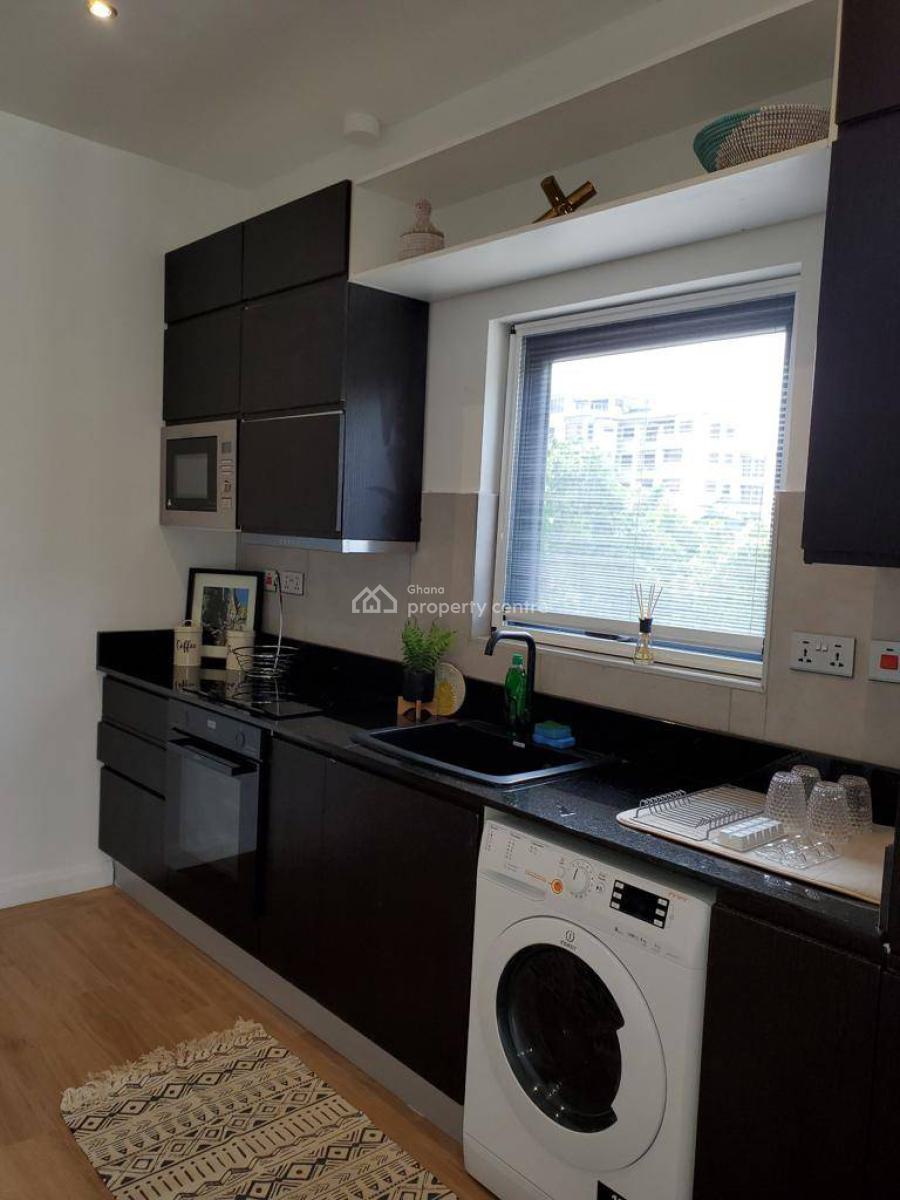 Furnished 1 Bedroom Apartment with Swimming Pool and Gym, Cantonments, Accra, Mini Flat for Rent