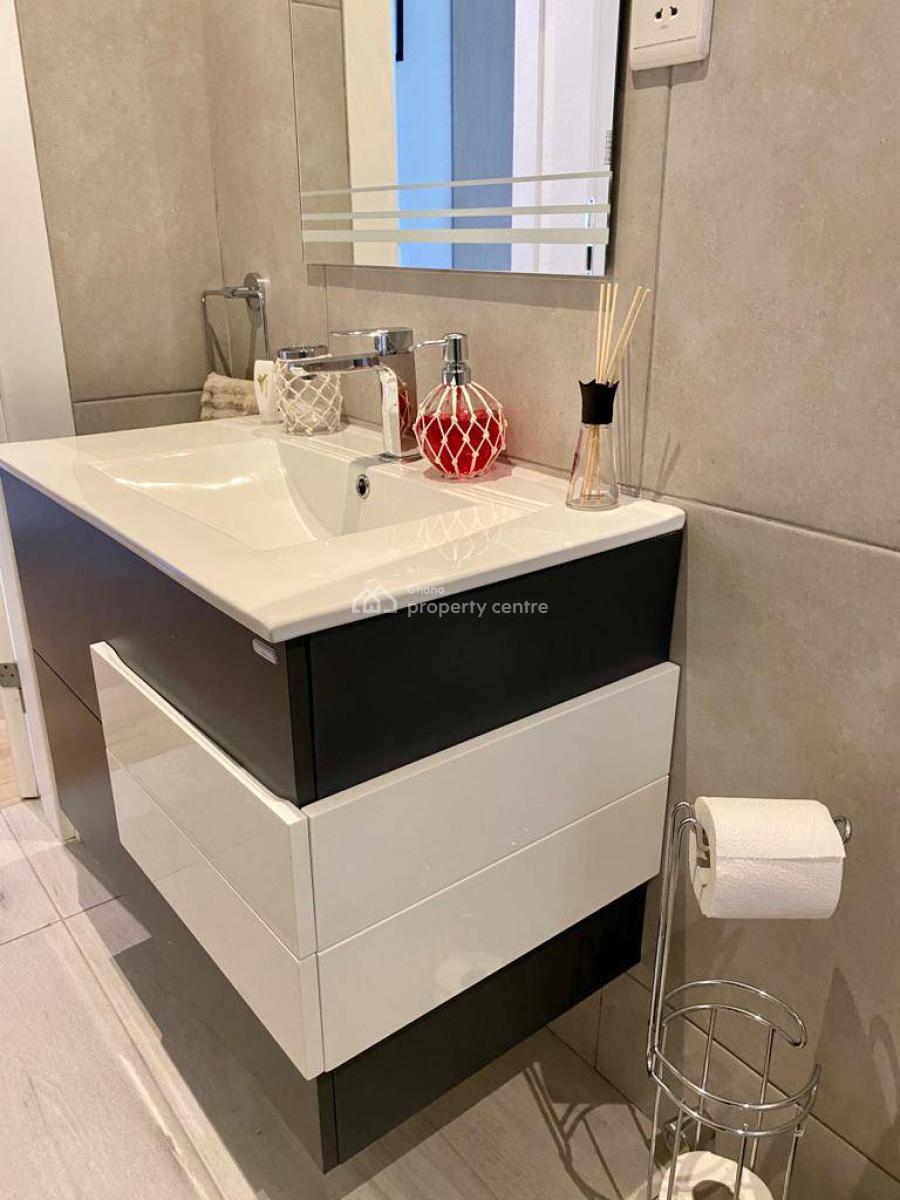 Furnished 1 Bedroom Apartment with Swimming Pool and Gym, Cantonments, Accra, Mini Flat for Rent