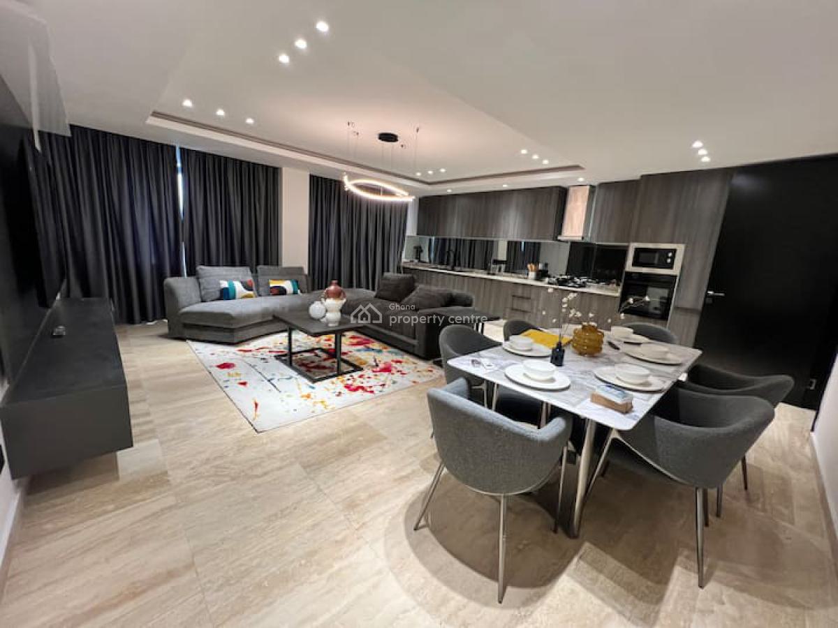 Furnished 1 Bedroom Apartment with Swimming Pool and Gym, Airport Residential Area, Accra, Mini Flat for Sale