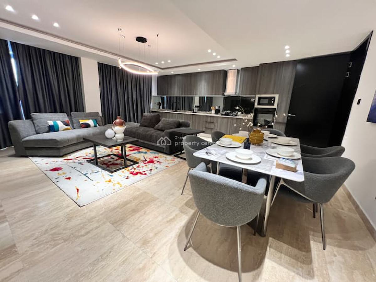 Furnished 1 Bedroom Apartment with Swimming Pool and Gym, Airport Residential Area, Accra, Mini Flat for Sale