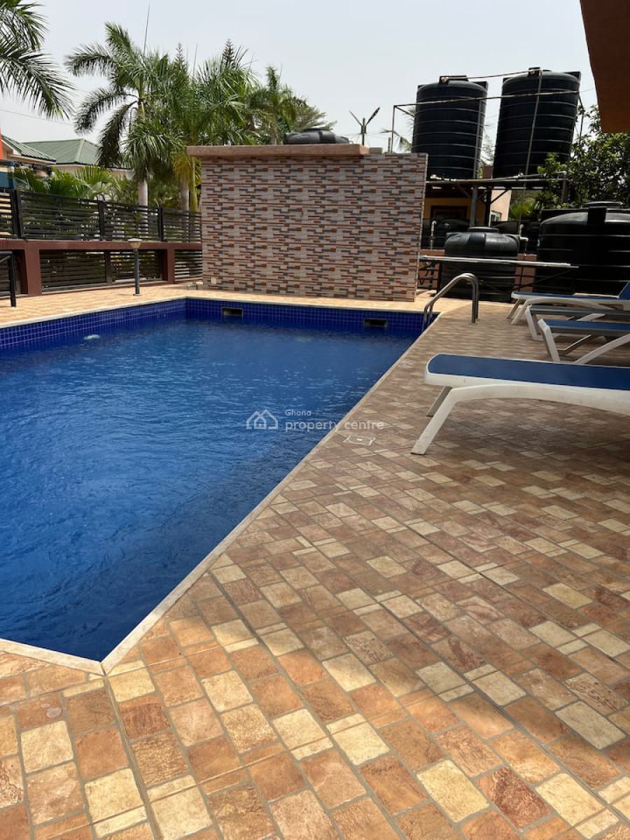 2 Bedrooms Duplex in a Gated Community with Swimming Pool and Gym, Manet, East Airport, Airport Residential Area, Accra, Terraced Duplex for Rent