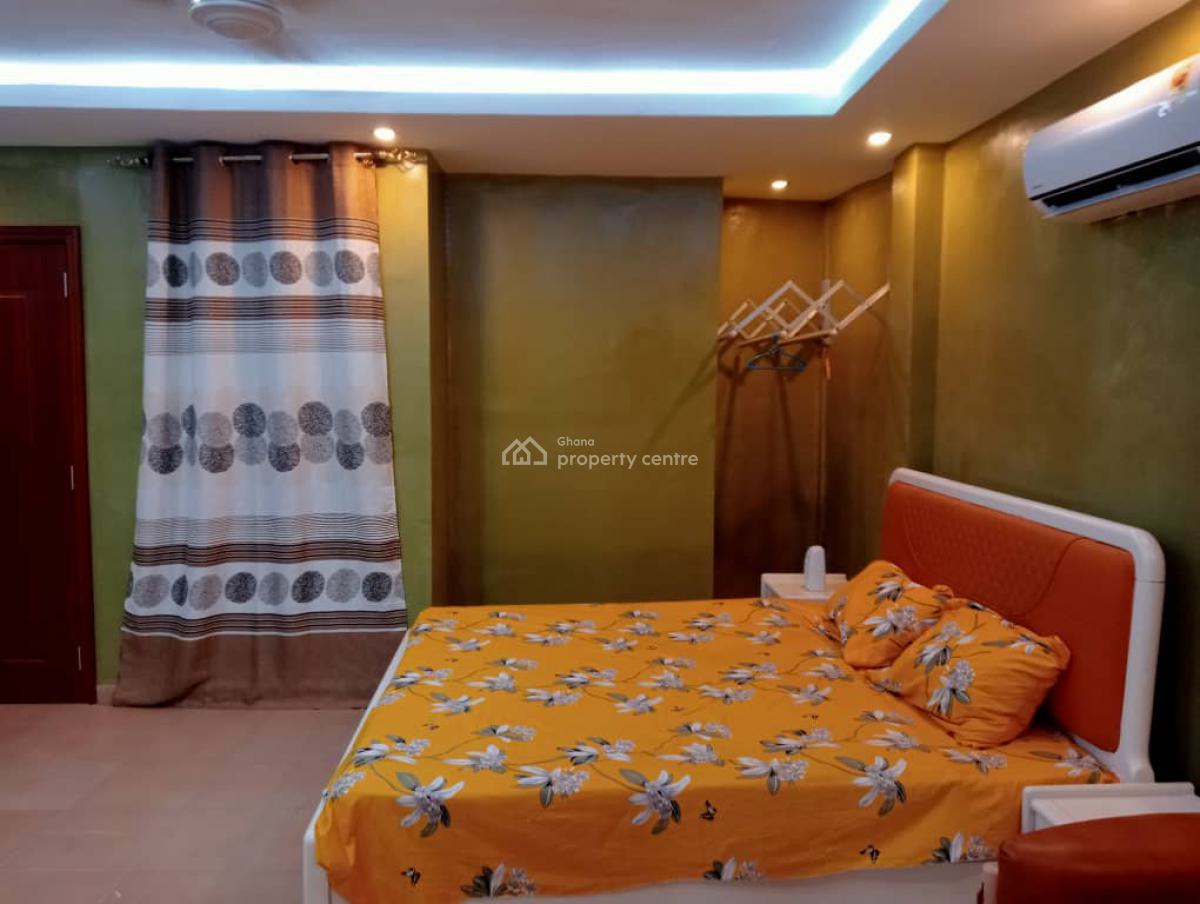 Luxury 1 Bedroom Chamber and Hall Fully Furnished, Nungua, Nungua East, Accra, Single Room Self Contained for Rent