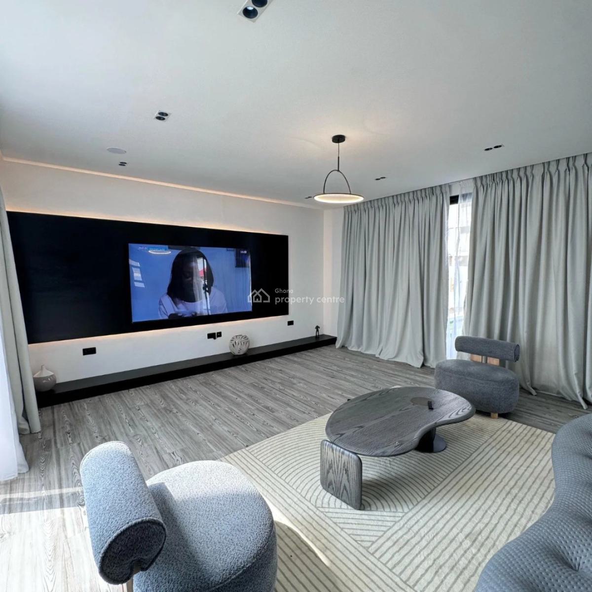 Furnished Luxury 4 Bedrooms House, American House, East Legon, Accra, Detached Duplex for Sale