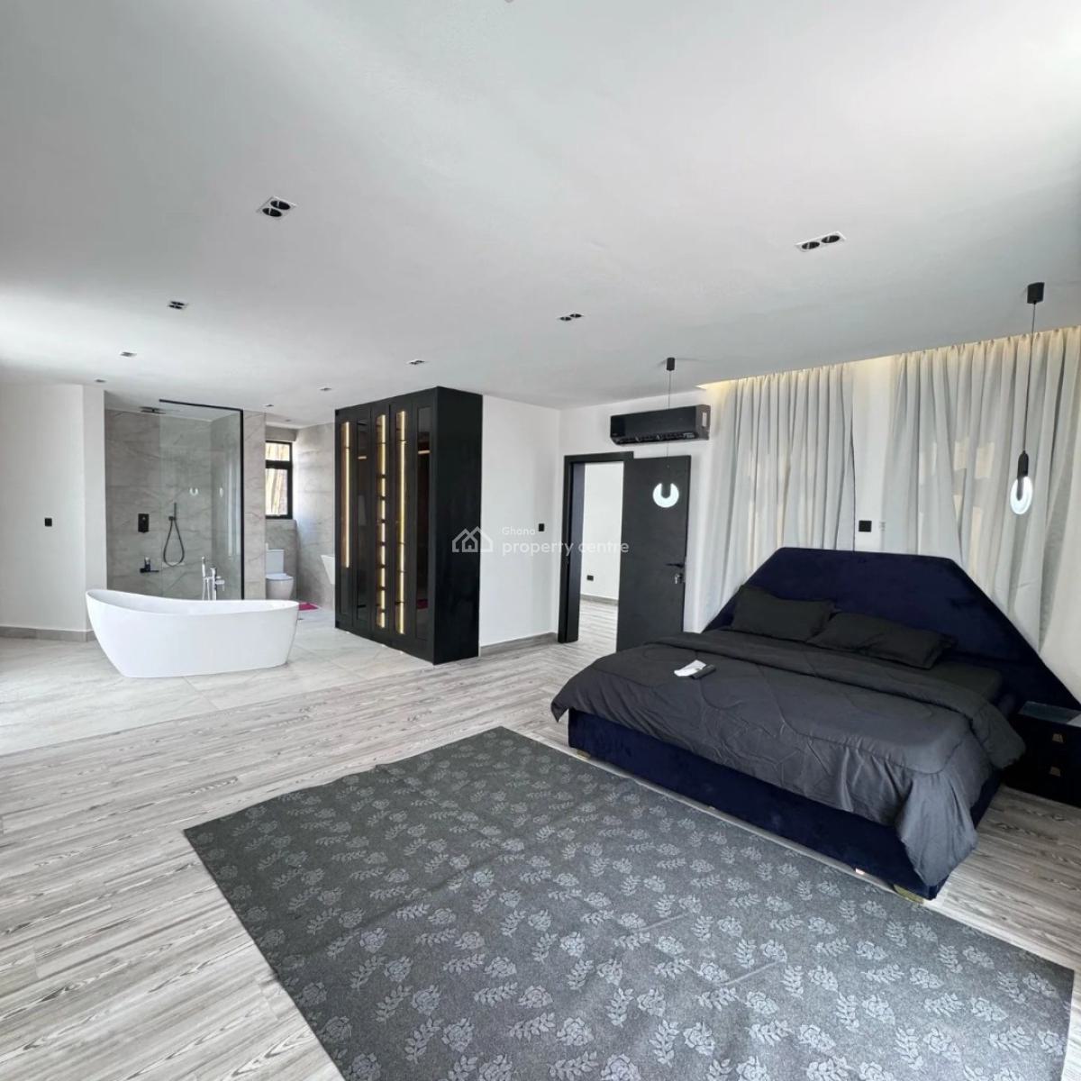 Furnished Luxury 4 Bedrooms House, American House, East Legon, Accra, Detached Duplex for Sale