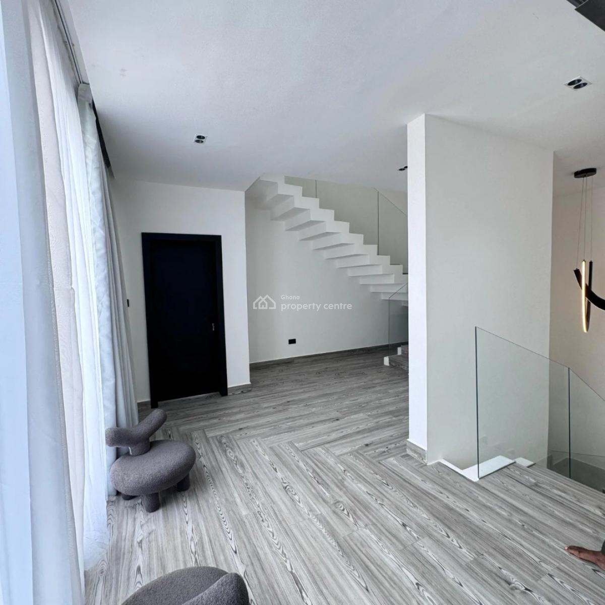 Furnished Luxury 4 Bedrooms House, American House, East Legon, Accra, Detached Duplex for Sale