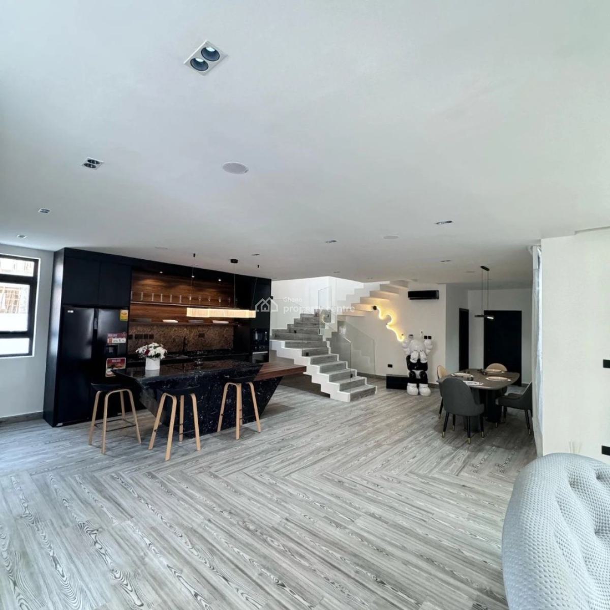 Furnished 4-bedroom House with Boys Quarters & Swimming Pool, East Legon American House, East Legon, Accra, Detached Duplex for Sale