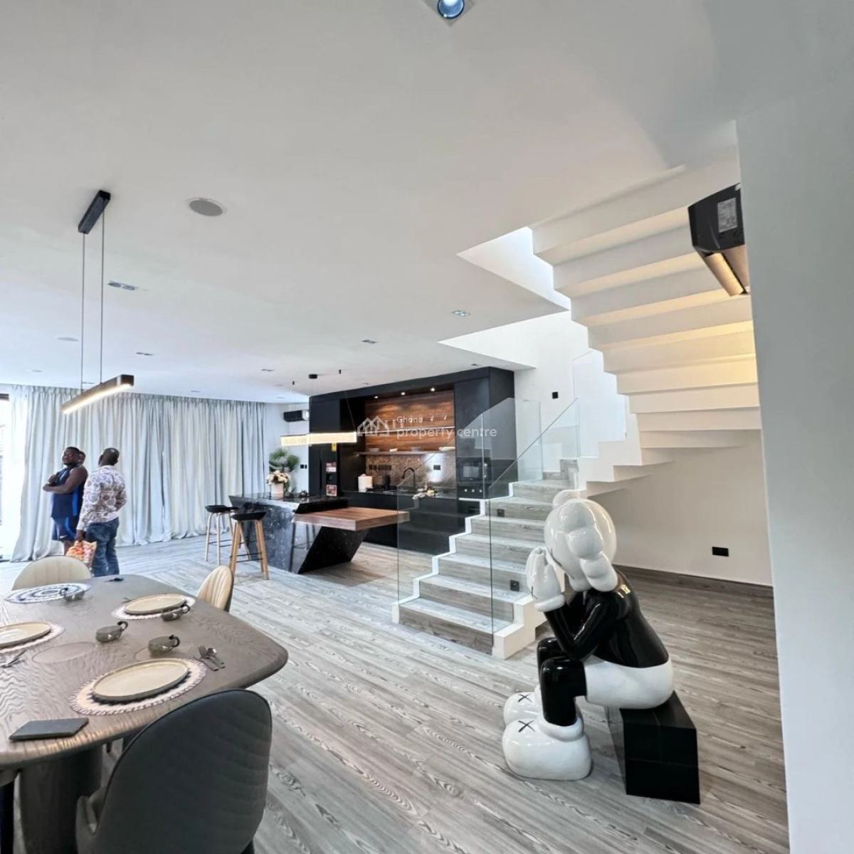 Furnished 4-bedroom House with Boys Quarters & Swimming Pool, East Legon American House, East Legon, Accra, Detached Duplex for Sale