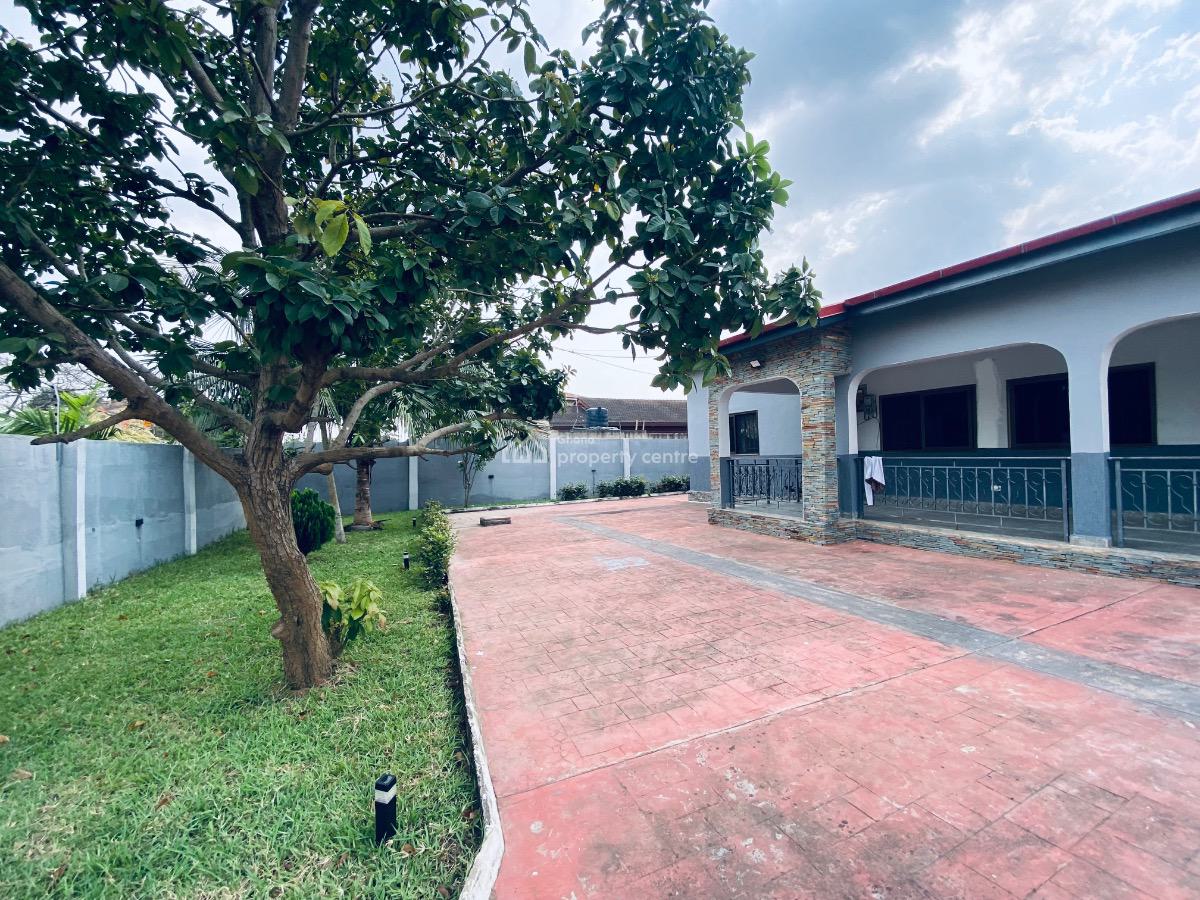 Four Bedroom House, Ashogman Estate, Ga East Municipal, Accra, Detached Bungalow for Rent