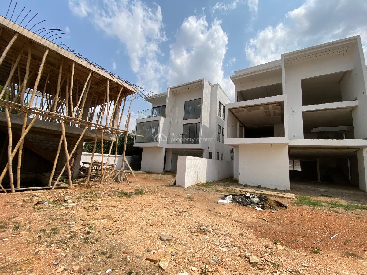 Luxury 4 Bedrooms Townhome with Pool 70% Complete, School Junction, Adjiringanor, East Legon, Accra, Townhouse for Sale