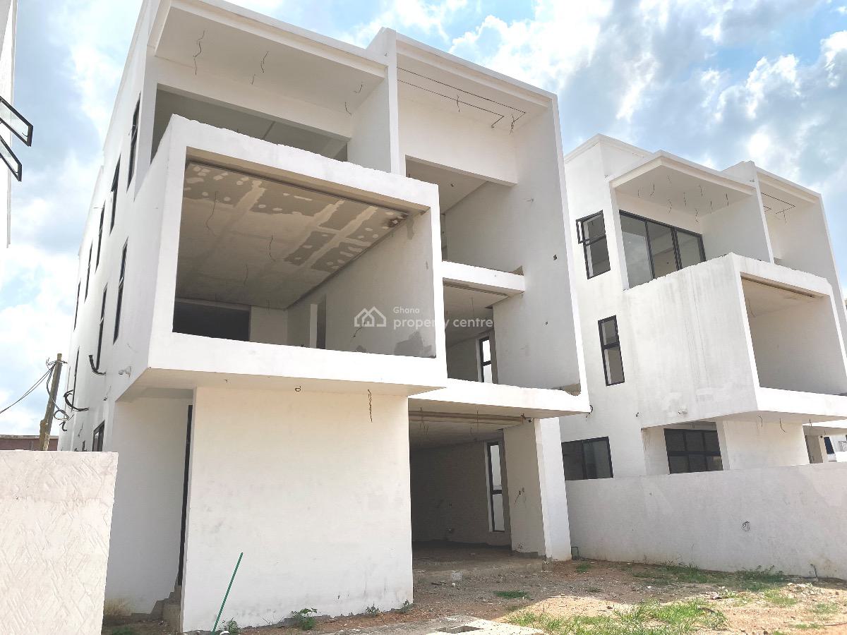 Luxury 4 Bedrooms Townhome with Pool 70% Complete, School Junction, Adjiringanor, East Legon, Accra, Townhouse for Sale