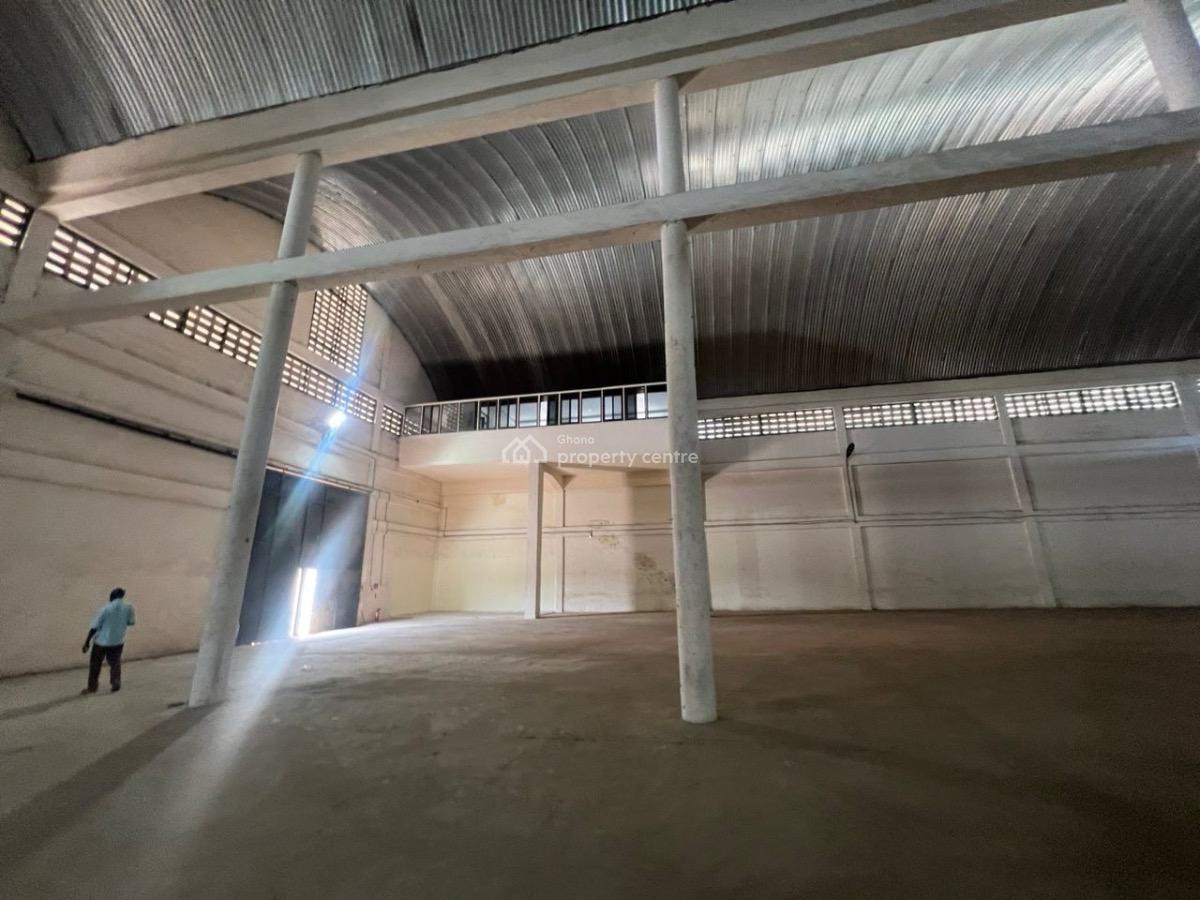 5,000 Sqm Warehouse at Tema Industrial, Industrial Area, Tema, Accra, Warehouse for Rent
