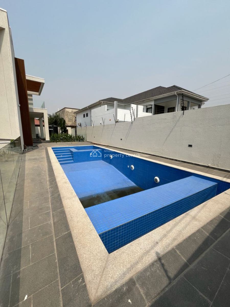 Executive 4 Bedroom with Bedroom Boys Quarters & Swimming Pool, Adjiringanor, East Legon, Accra, House for Sale