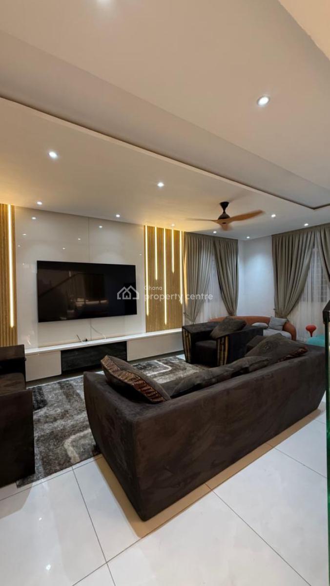 Newly Built  Fully Furnished 4-bedroom House + 1-bedroom Bq with Swim, Spintex Road, Spintex, Accra, Detached Duplex for Sale