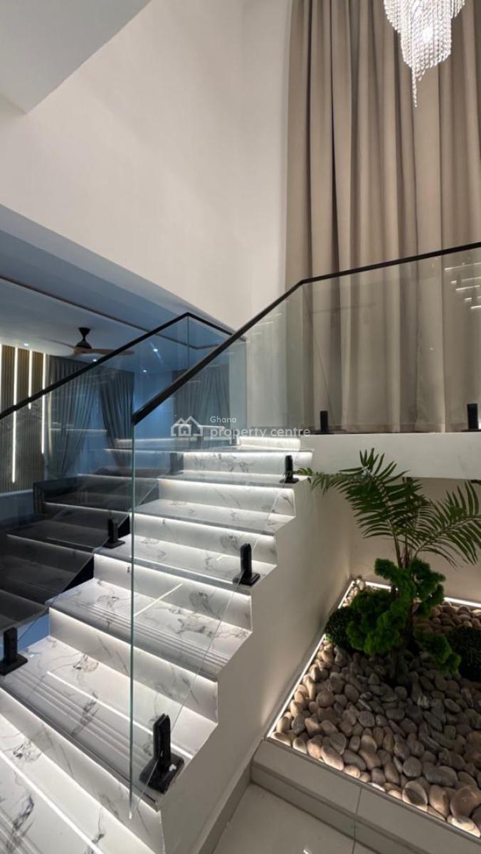 Newly Built  Fully Furnished 4-bedroom House + 1-bedroom Bq with Swim, Spintex Road, Spintex, Accra, Detached Duplex for Sale