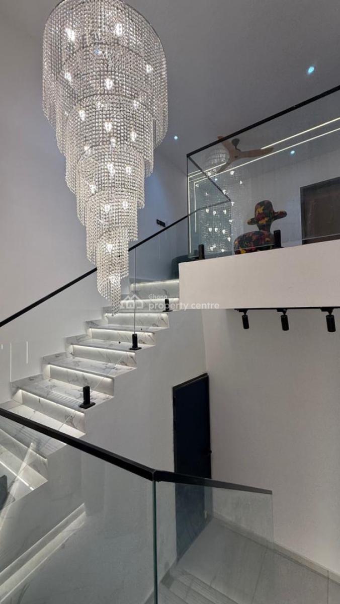 Newly Built  Fully Furnished 4-bedroom House + 1-bedroom Bq with Swim, Spintex Road, Spintex, Accra, Detached Duplex for Sale