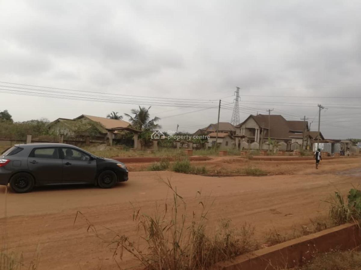 120 X 100 Plot of Land, Donaso, Ejisu-juaben Municipal, Ashanti, Mixed-use Land for Sale