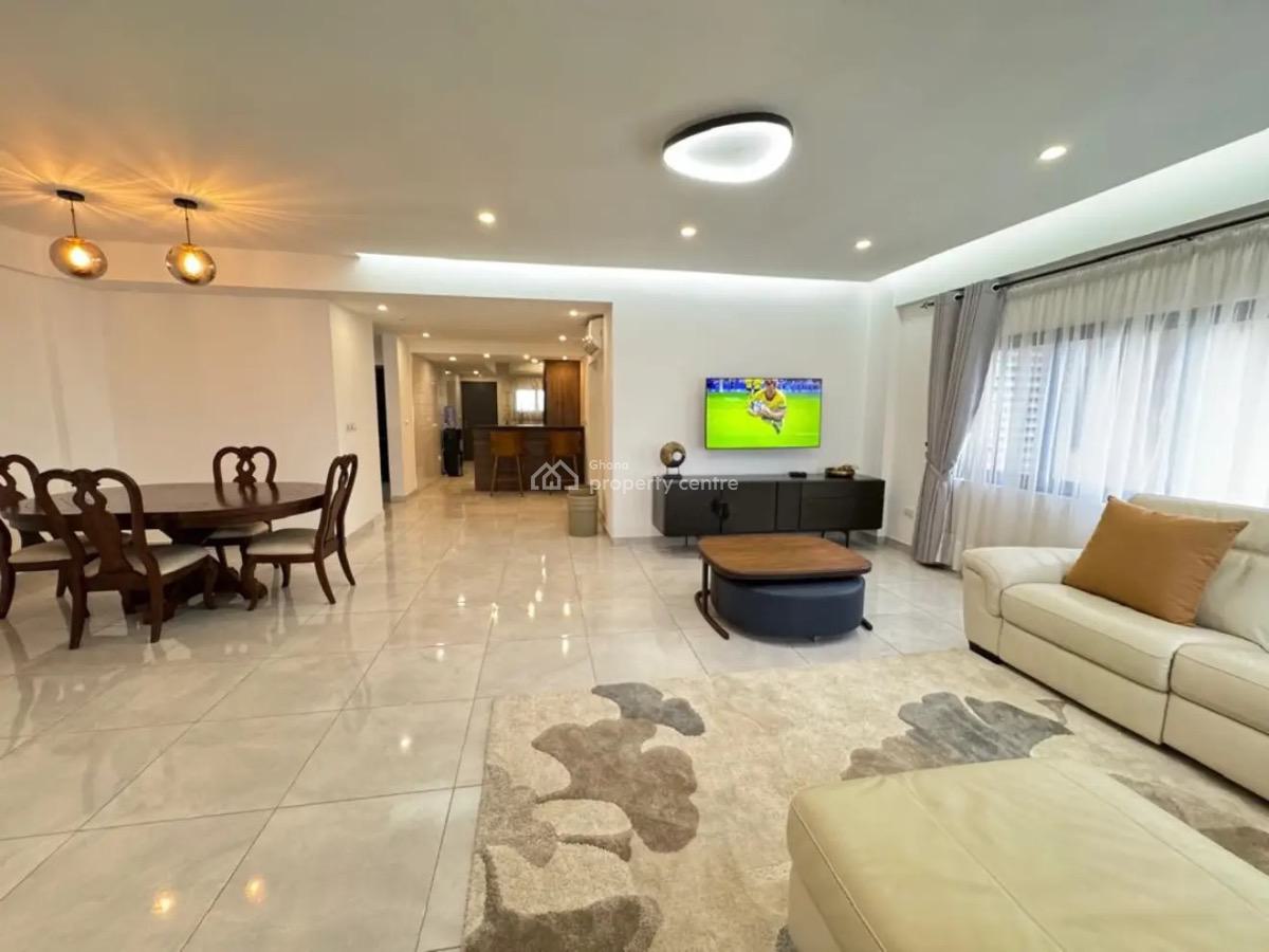 Unfurnished 3 Bedroom Apartment with Swimming Pool, Airport Residential Area, Accra, Apartment for Rent