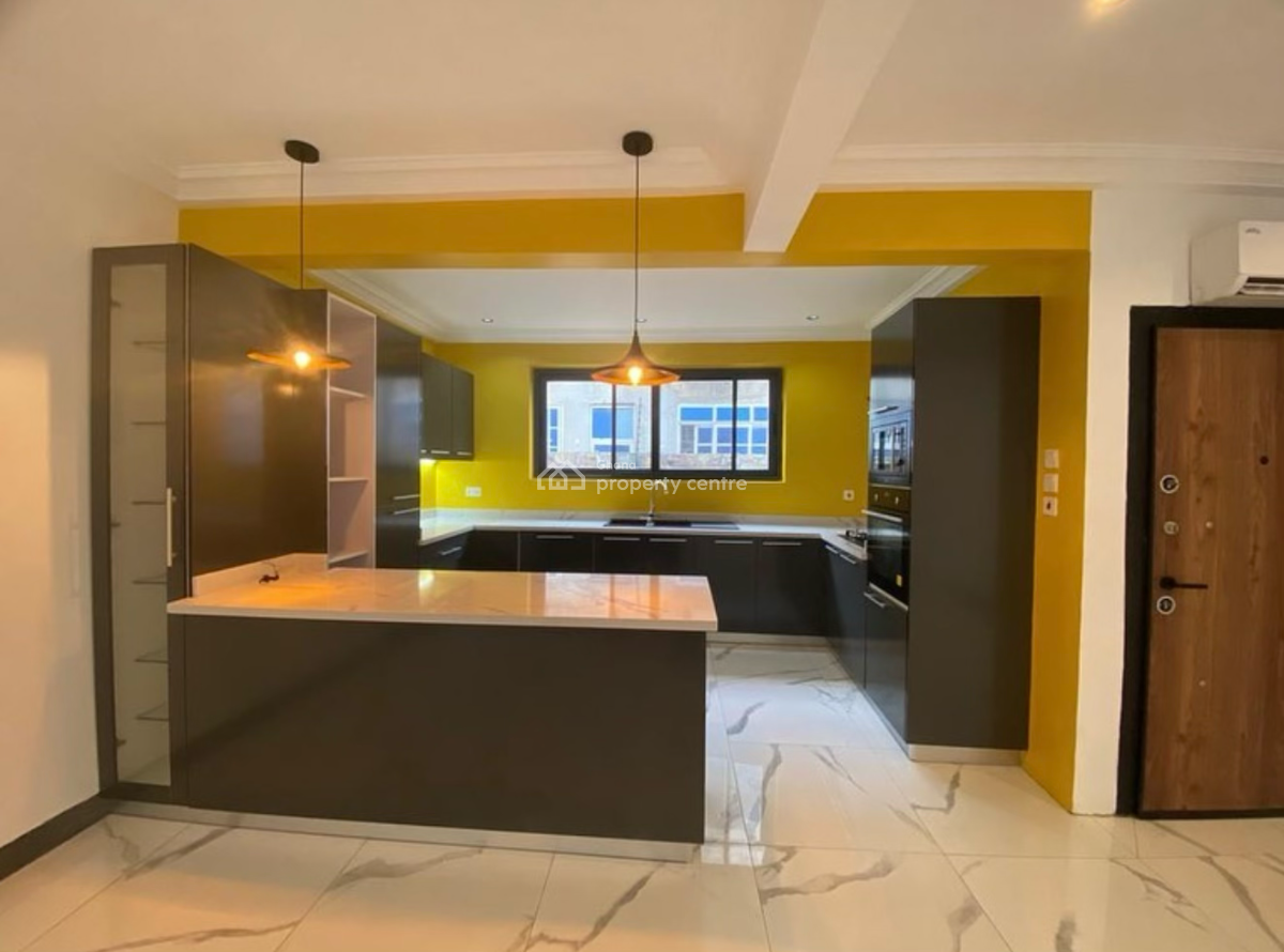 Serviced 3 Bedroom Apartment with Study, East Airport, Airport Residential Area, Accra, Apartment for Rent