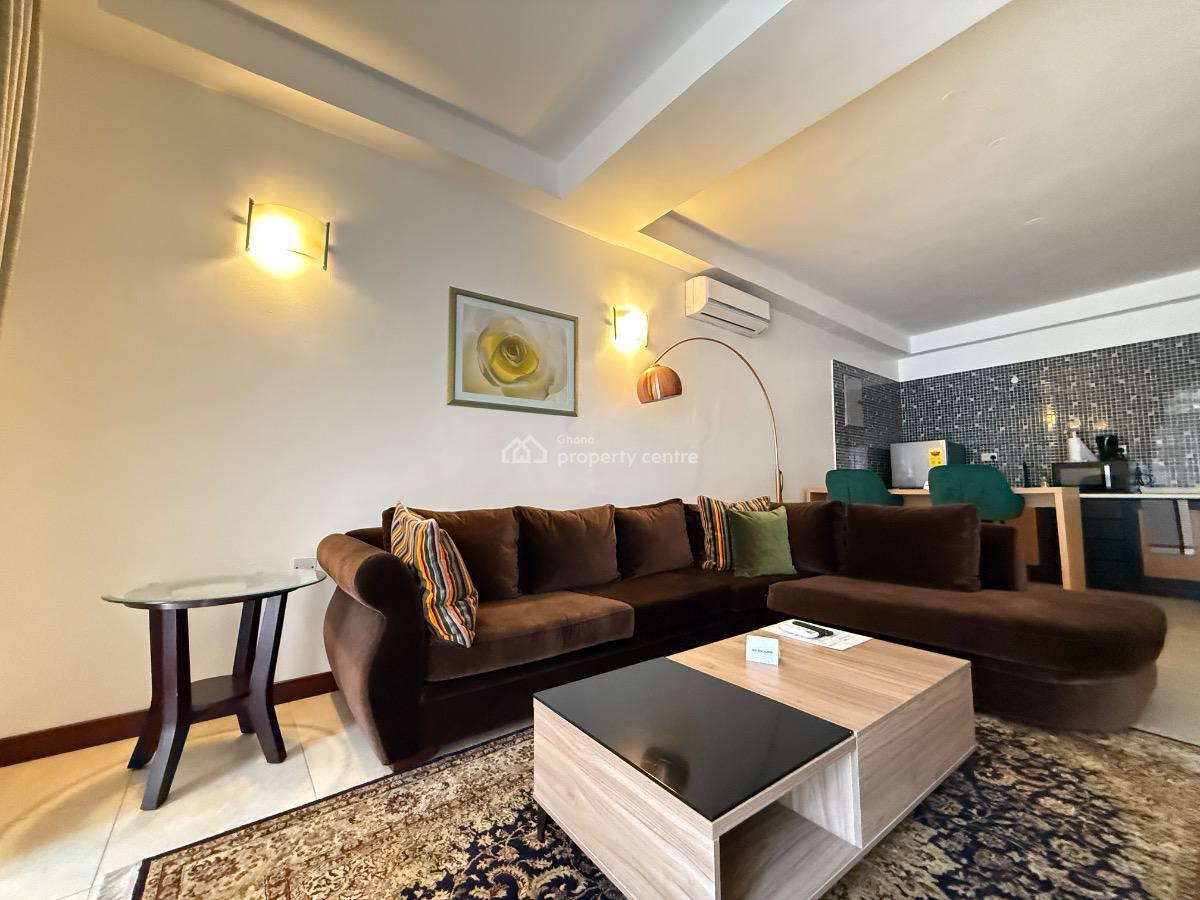 Furnished 1 Bedroom Apartment, North Ridge, Accra, Mini Flat for Rent