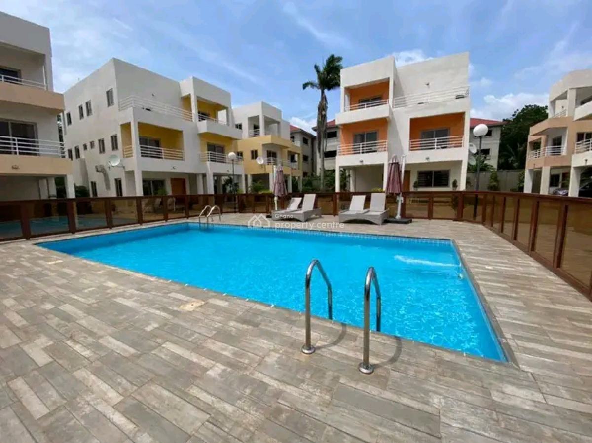 Luxurious 4 Bedrooms Townhouse, Airport Residential Area, Accra, Townhouse for Rent