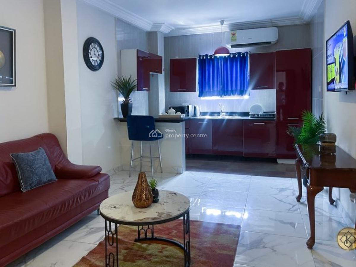 Fully Furnished 1 Bedroom Smart Apartment, East Legon, Accra, Apartment Short Let