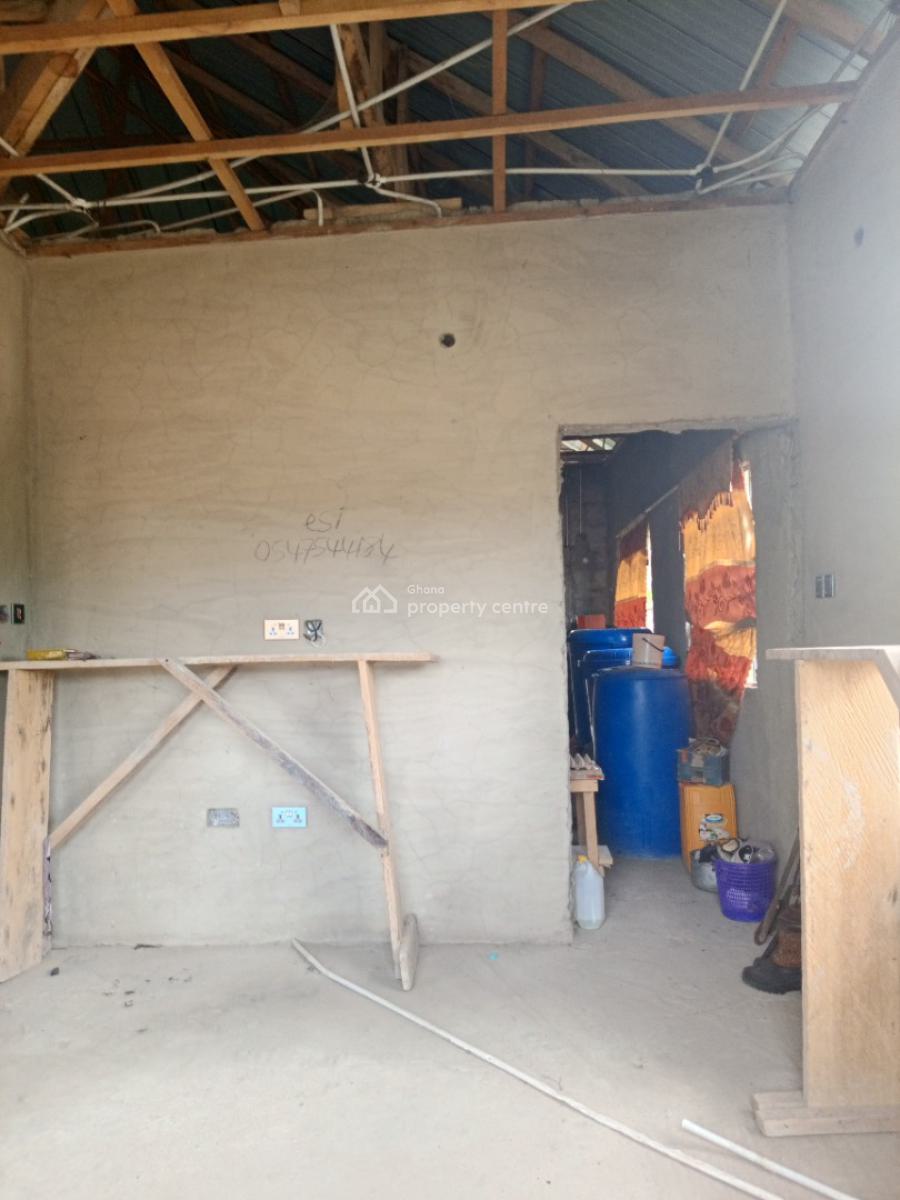 Registered & Roofed 4 Master Brm House at Kasoa, New Market Ecg Area, Kasoa, Awutu-senya East, Central Region, Detached Bungalow for Sale