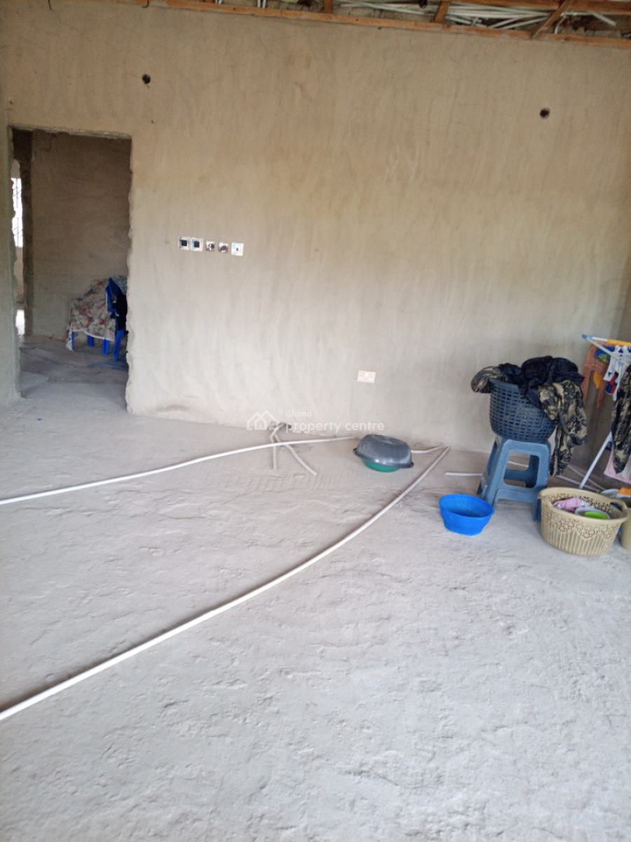 Registered & Roofed 4 Master Brm House at Kasoa, New Market Ecg Area, Kasoa, Awutu-senya East, Central Region, Detached Bungalow for Sale