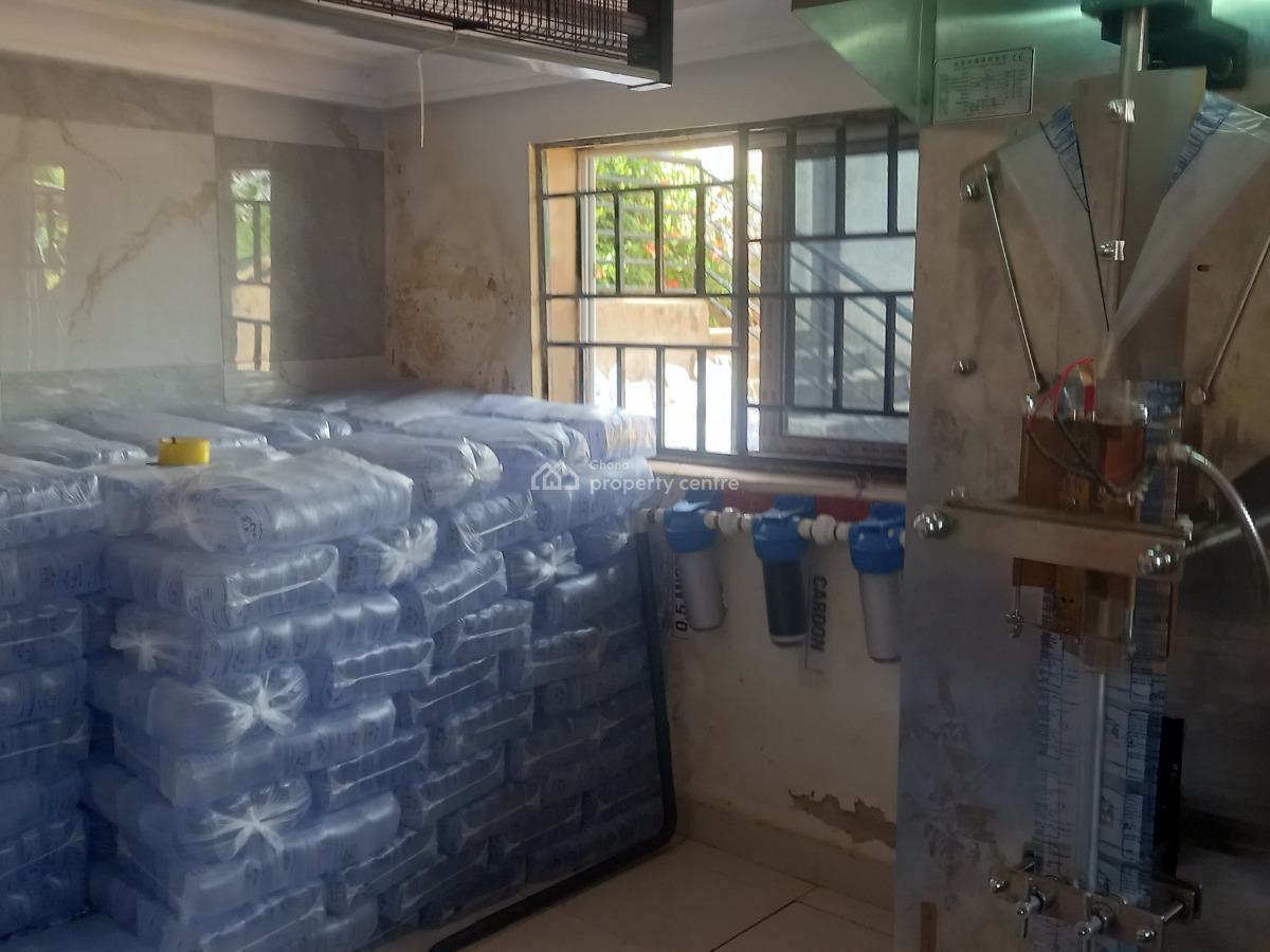 Sachet/ Pure Water Company ( with 4 Bedrooms House), Sokoban Kwanwoma, on Ahodwo Daban Road., Kumasi Metropolitan, Ashanti, Commercial Property for Sale