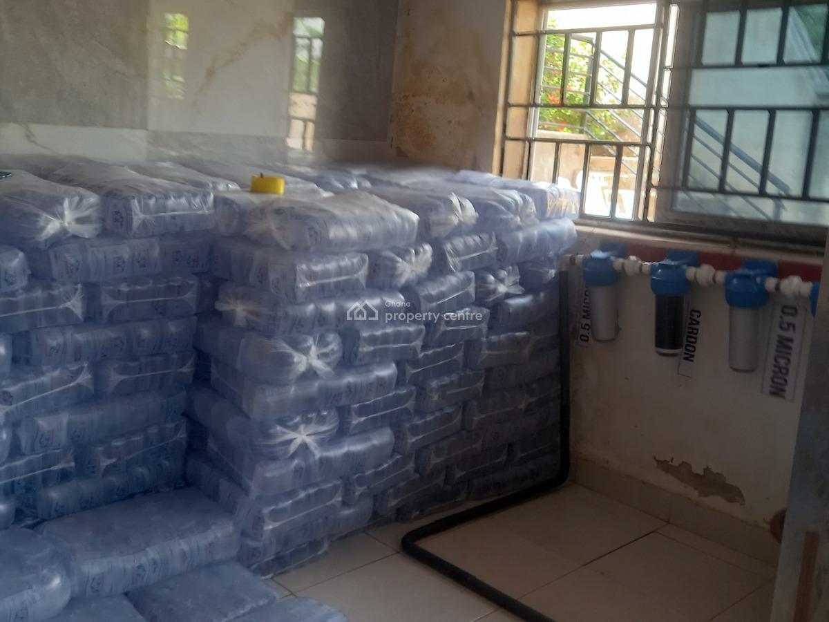 Sachet/ Pure Water Company ( with 4 Bedrooms House), Sokoban Kwanwoma, on Ahodwo Daban Road., Kumasi Metropolitan, Ashanti, Commercial Property for Sale