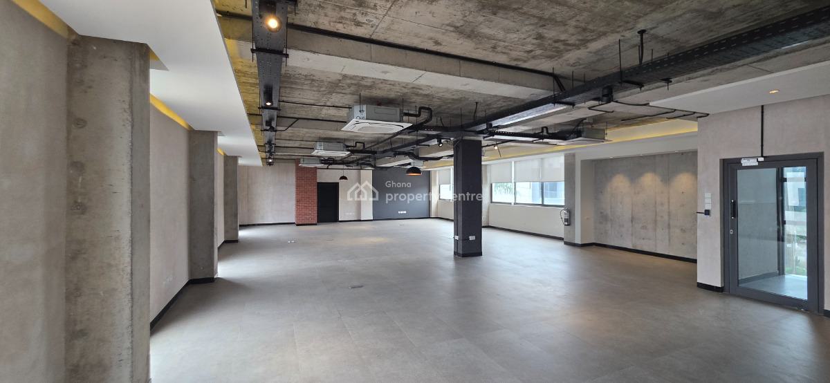 Premium Industrial-chic Office Space, 17, Asoyi Crescent, La Bawaleshie, East Legon, Accra, Office Space for Rent