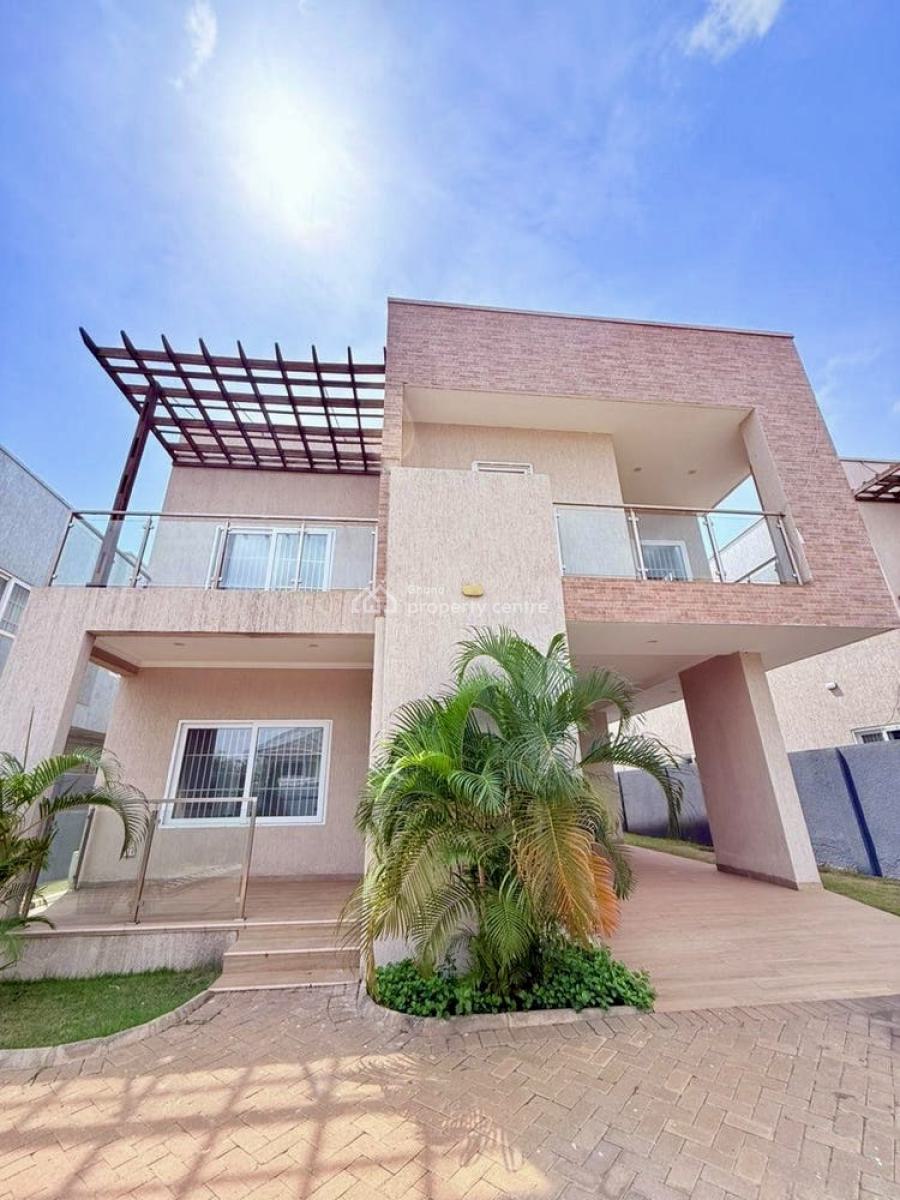Detached 4 Bedroom Duplex, East Airport, Airport Residential Area, Accra, Detached Duplex for Rent