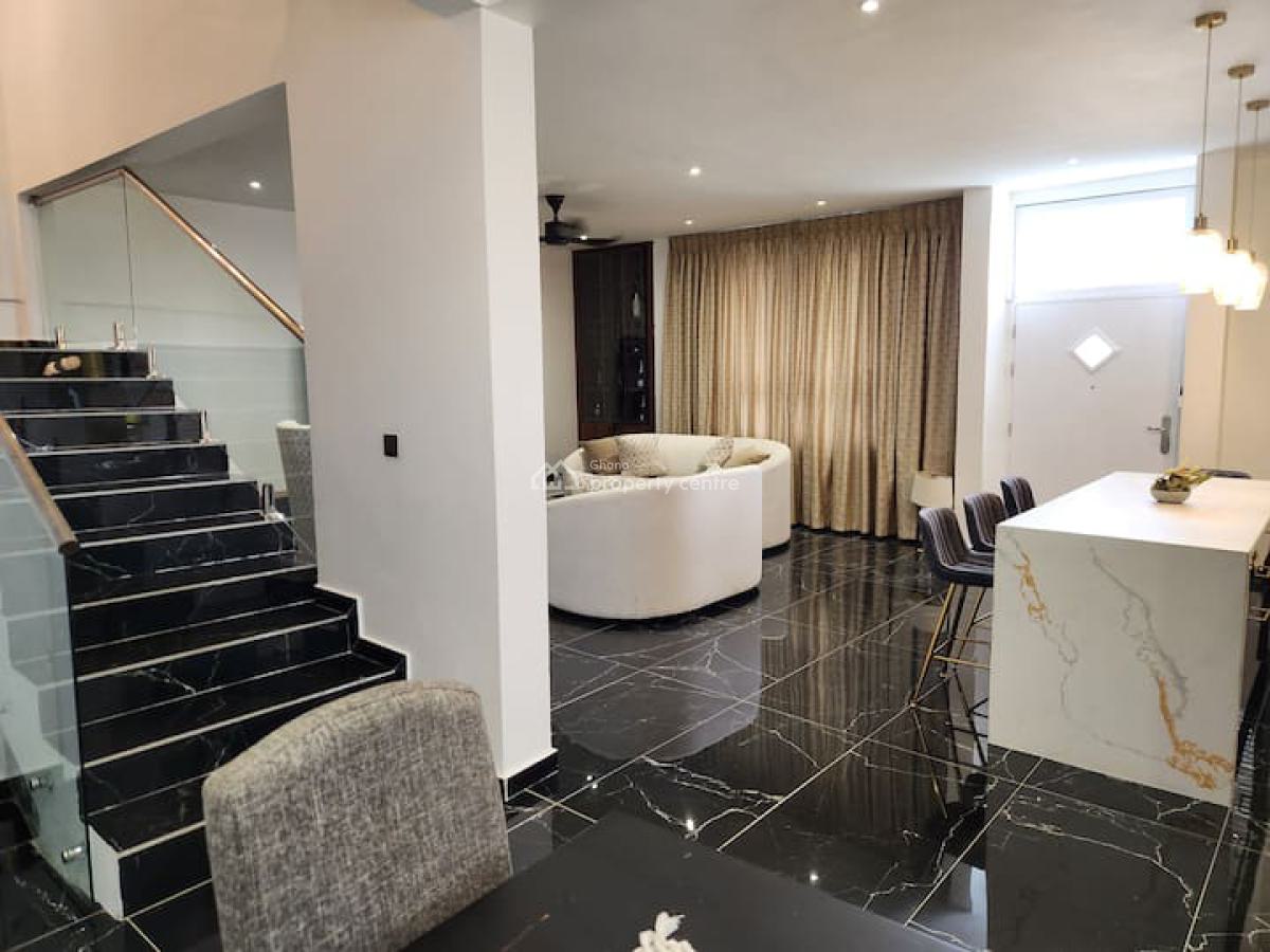 Furnished 4 Bedroom Duplex, Mahama Road, Airport Residential Area, Accra, Detached Duplex for Rent