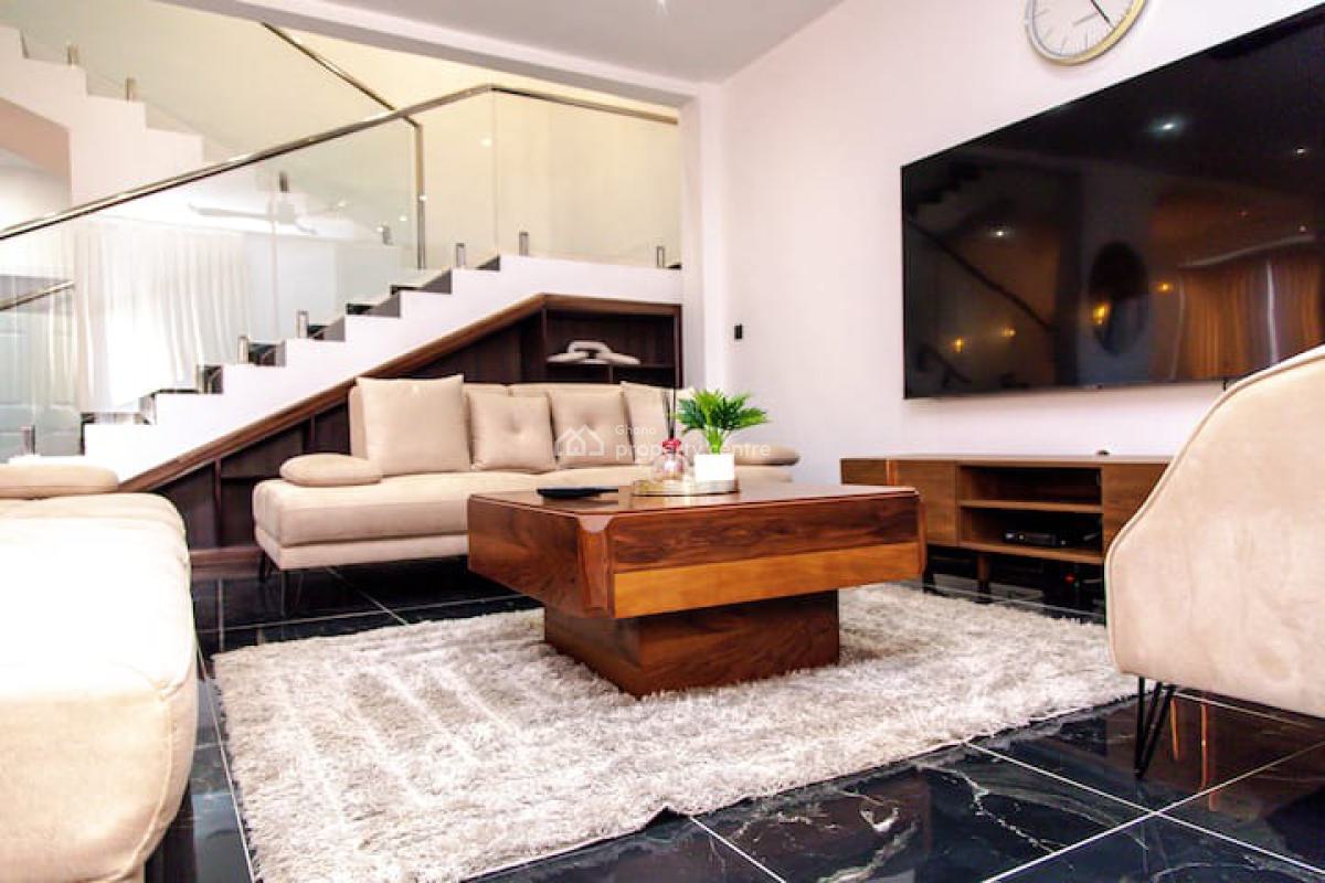 Furnished 4 Bedroom Duplex, Mahama Road, East Airport, Airport Residential Area, Accra, Detached Duplex for Rent