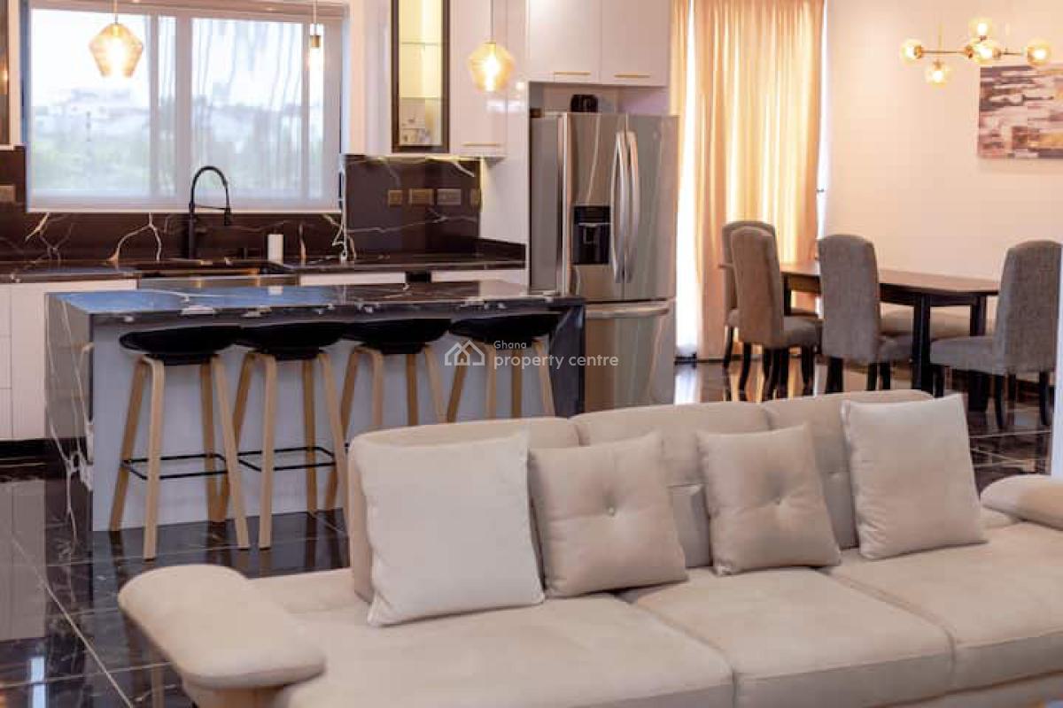 Furnished 4 Bedroom Duplex, Mahama Road, East Airport, Airport Residential Area, Accra, Detached Duplex for Rent