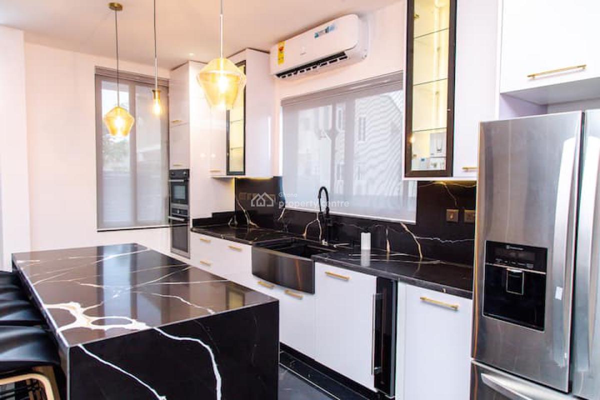 Furnished 4 Bedroom Duplex, Mahama Road, East Airport, Airport Residential Area, Accra, Detached Duplex for Rent